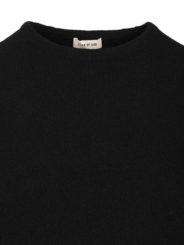 The Best Shops FEAR OF GOD: Suéteres con cuello pico - Suéter Cuello Redondo - Negro