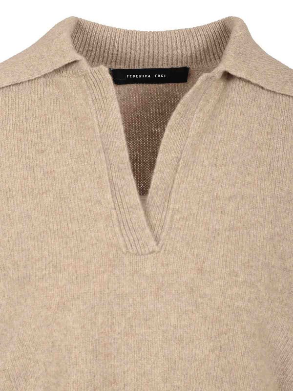 The Best Shops FEDERICA TOSI: Polos  - Polo - Beige