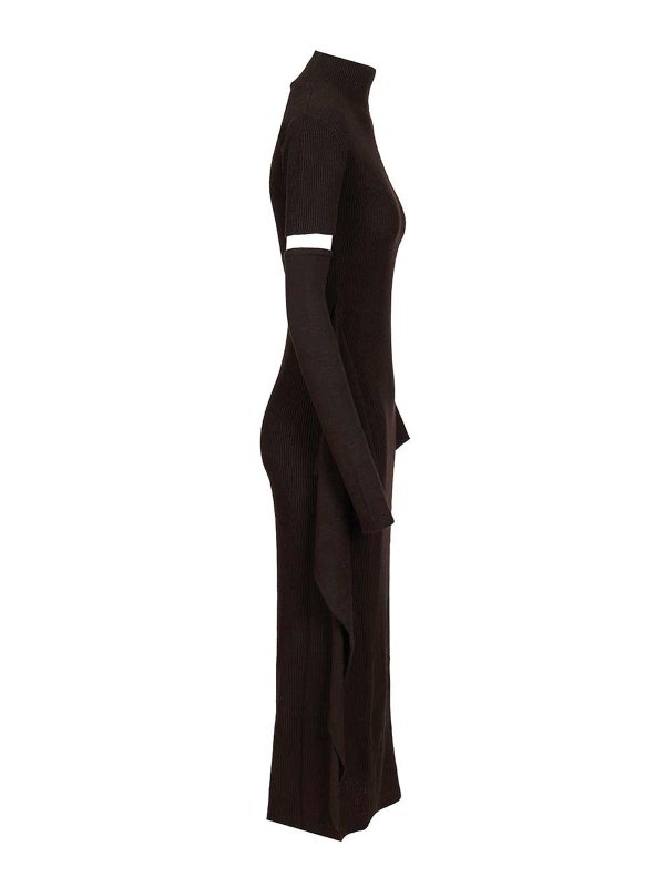 The Best Shops FEDERICA TOSI: Turtlenecks & Polo necks - Cashmere Blend Long Dress