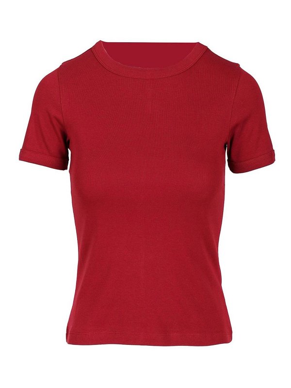 FLORE FLORE: Camisetas - Camiseta - Rojo Oscuro