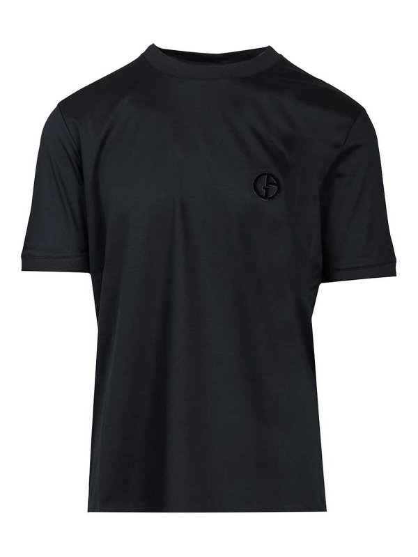 GIORGIO ARMANI: T-shirts - T-Shirt - Blau