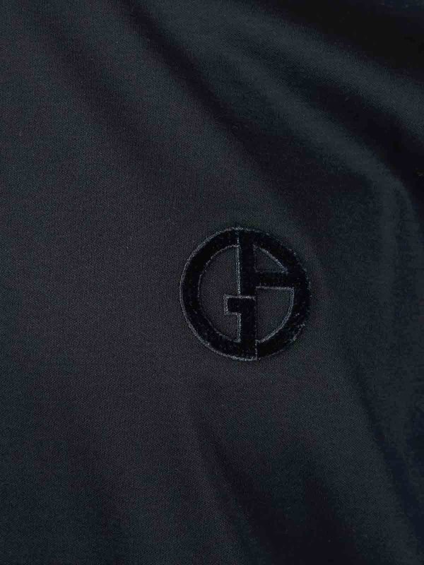 The Best Shops GIORGIO ARMANI: T-shirts - T-Shirt - Blau