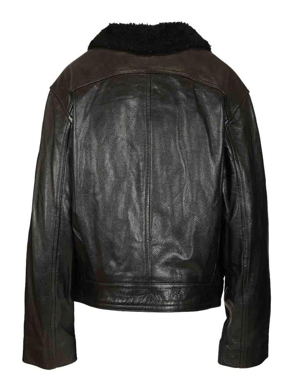 ISABEL MARANT: leather jacket online - Briyana Leather Jacket