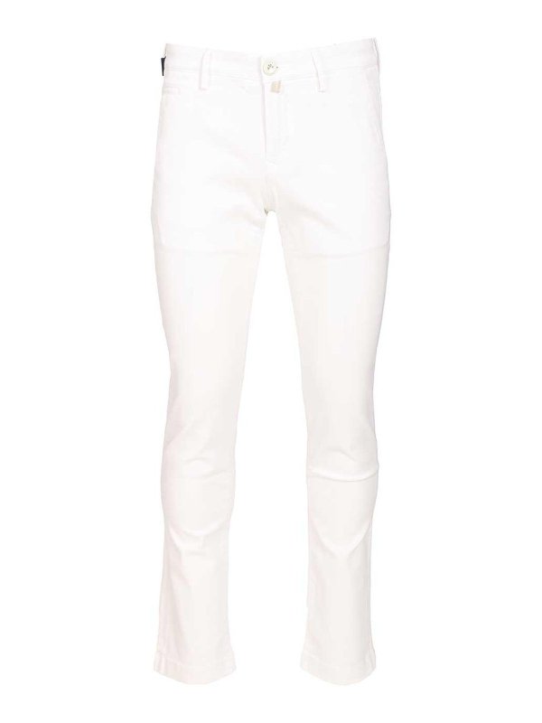 JACOB COHEN: casual trousers - Slim-Fit Chino Trousers