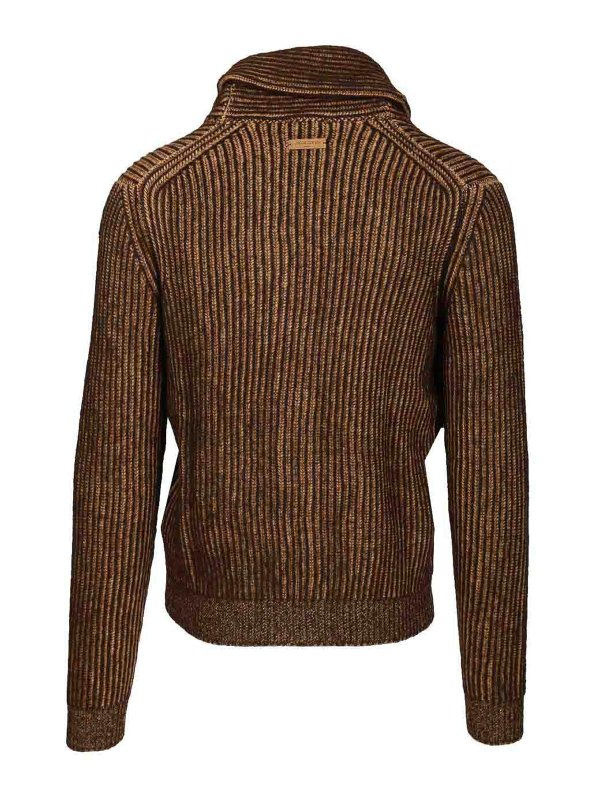 JACOB COHEN: カーディガン online - カーディガン - ブラウン