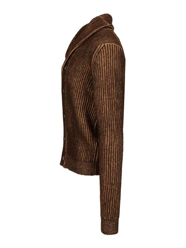 The Best Shops JACOB COHEN: カーディガン - カーディガン - ブラウン