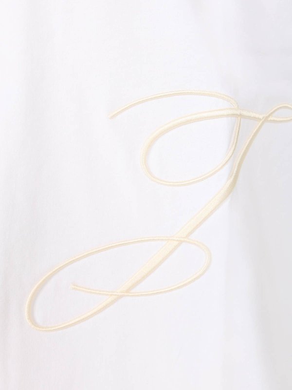 The Best Shops JACQUEMUS: T-shirts - T-Shirt - Weiß