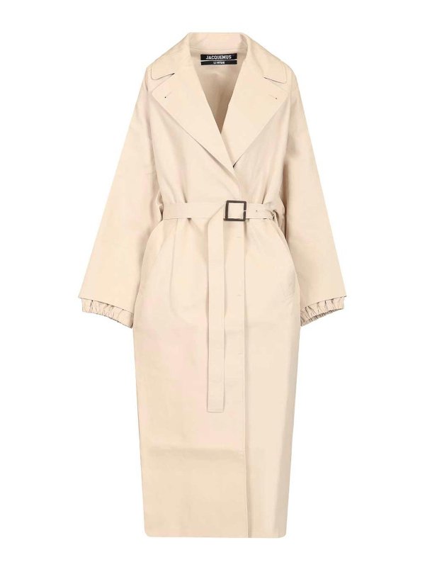 JACQUEMUS: trench coats - Trapezi Trench Coat