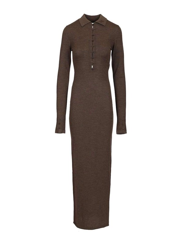 JACQUEMUS: polo shirts - Merino Polo Dress