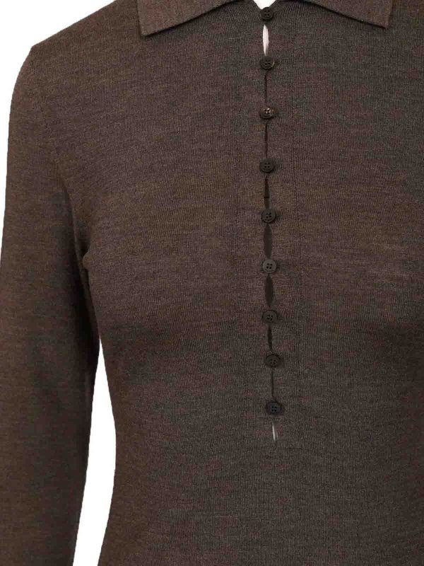 Polo - Marron shop online: JACQUEMUS