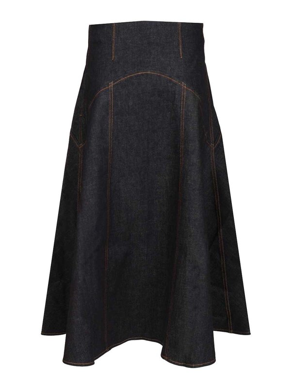 JACQUEMUS: ベルボトムジーンズ online - フレアジーンズ - ブルー