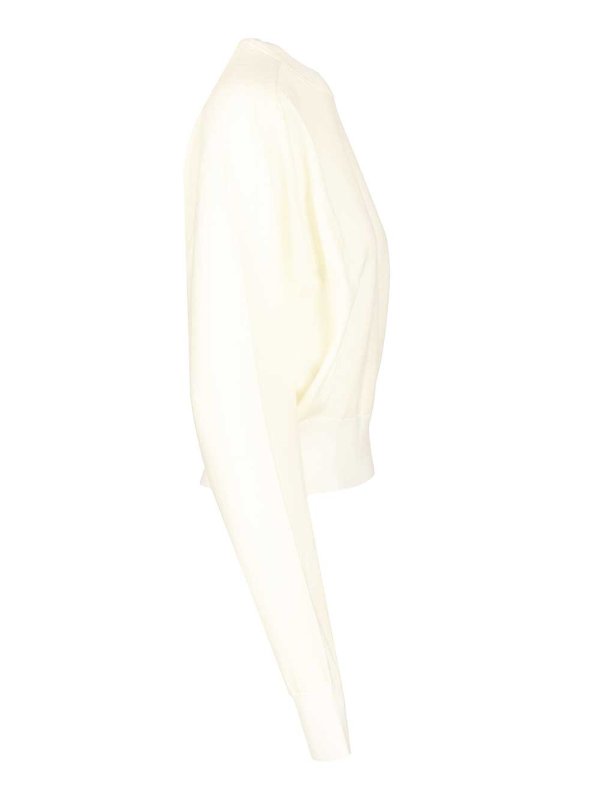 The Best Shops JACQUEMUS: Strickpullover mit Rundhalsausschnitt - Rundhalspullover - Weiß