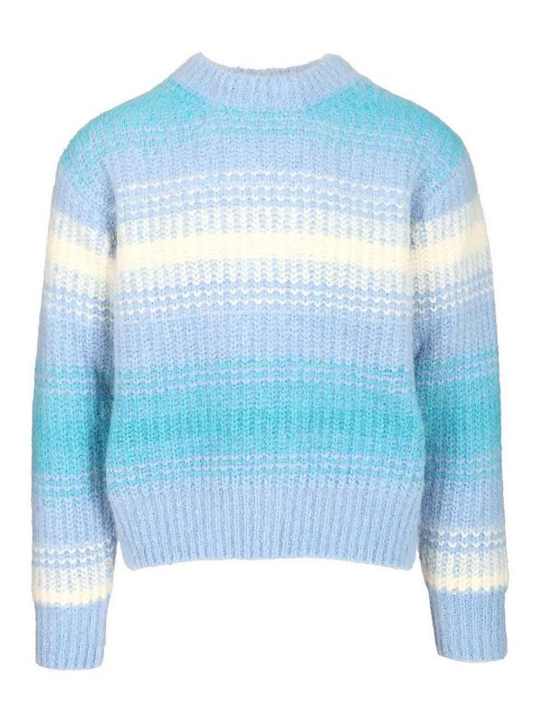 KENZO: Pull col rond - Pull Col Rond - Bleu Clair