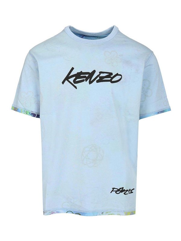 KENZO: T-shirts - T-Shirt - Hellblau