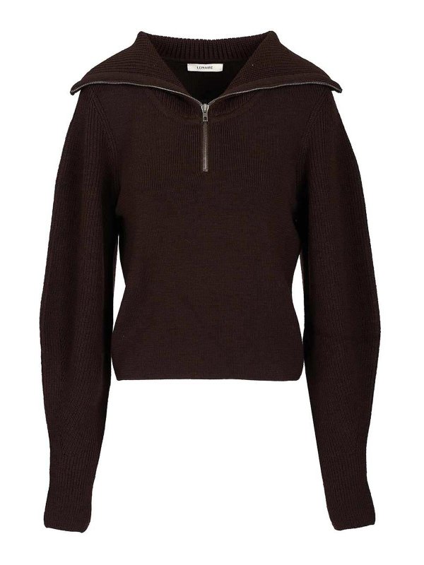 LEMAIRE: crew necks - Zipped Sweater