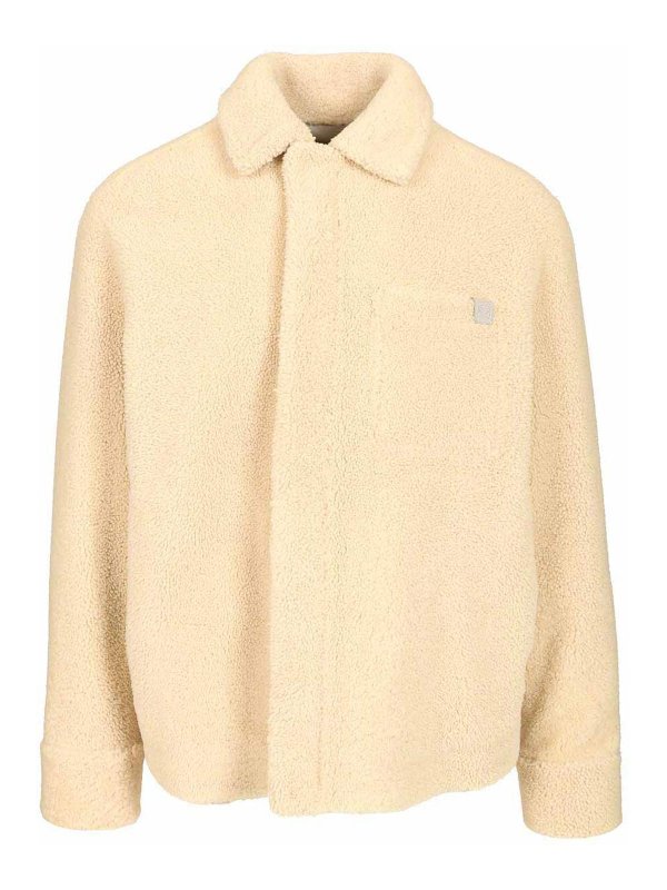LOEWE: shirts - Shearling Overshirt