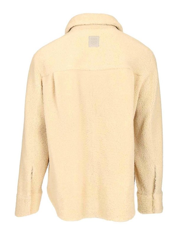 LOEWE: shirts online - Shearling Overshirt