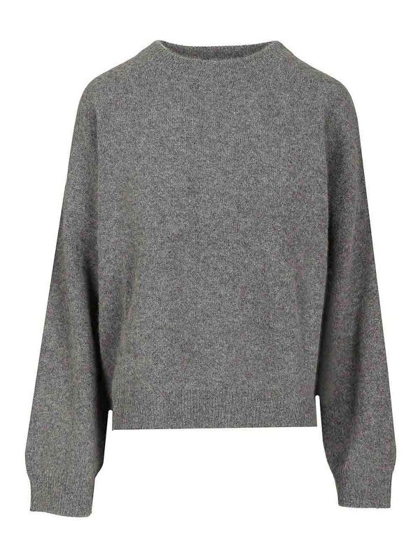 LOULOU STUDIO: crew necks - Yak Blend Sweater
