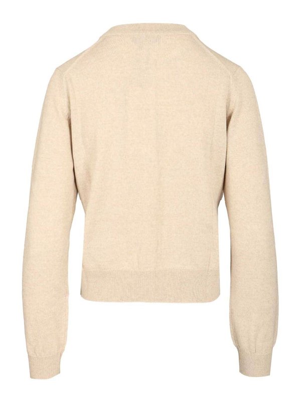 MAISON KITSUNÉ: カーディガン online - カーディガン - ベージュ