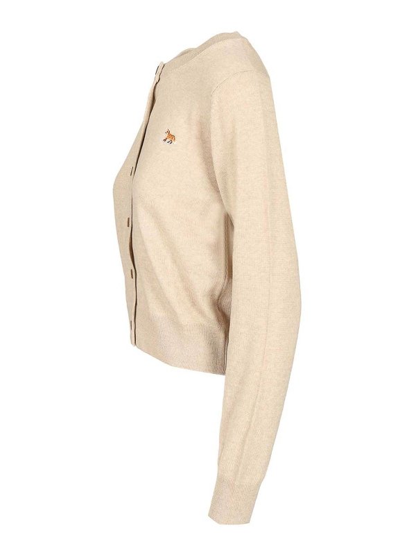 The Best Shops MAISON KITSUNÉ: カーディガン - カーディガン - ベージュ