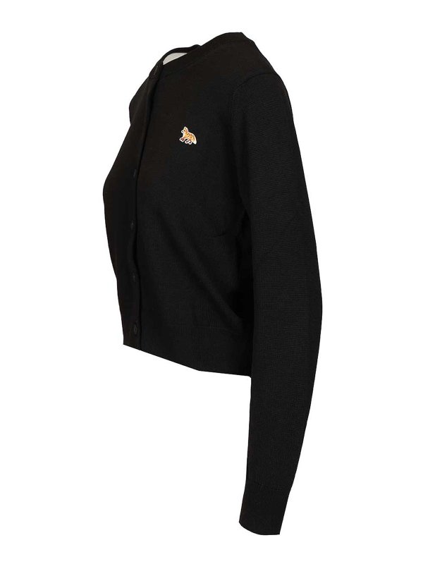 The Best Shops MAISON KITSUNÉ: カーディガン - カーディガン - 黒