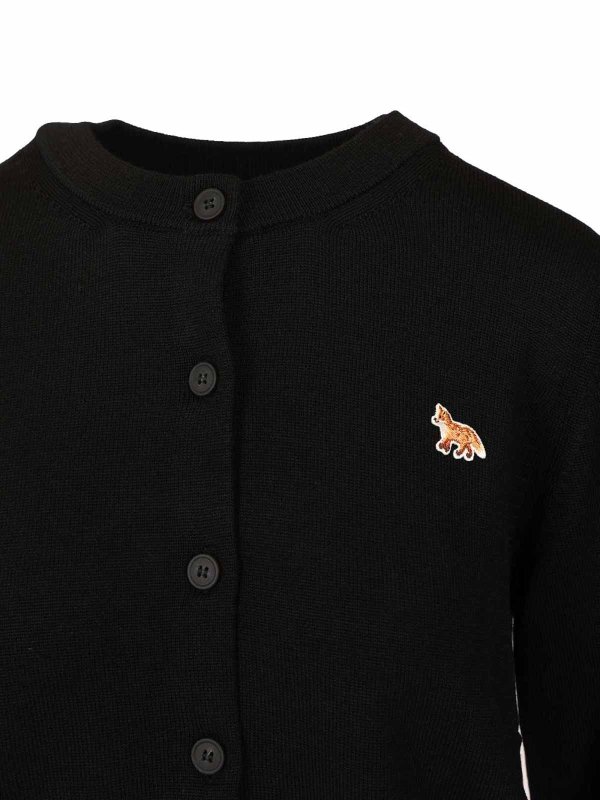 カーディガン - 黒 shop online: MAISON KITSUNÉ