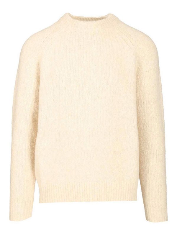 ISABEL MARANT: Strickpullover mit Rundhalsausschnitt - Rundhalspullover - Beige