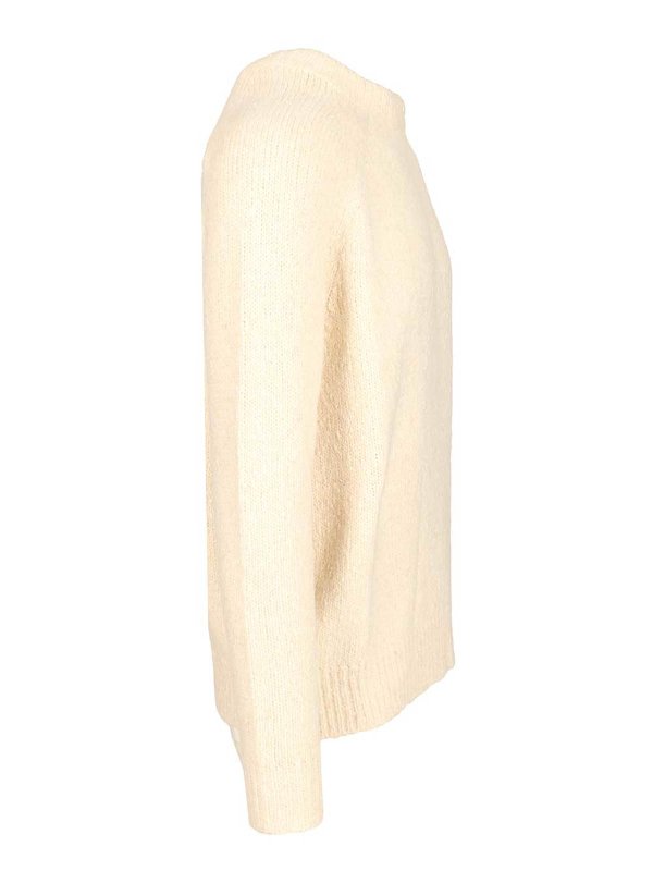 The Best Shops ISABEL MARANT: Strickpullover mit Rundhalsausschnitt - Rundhalspullover - Beige