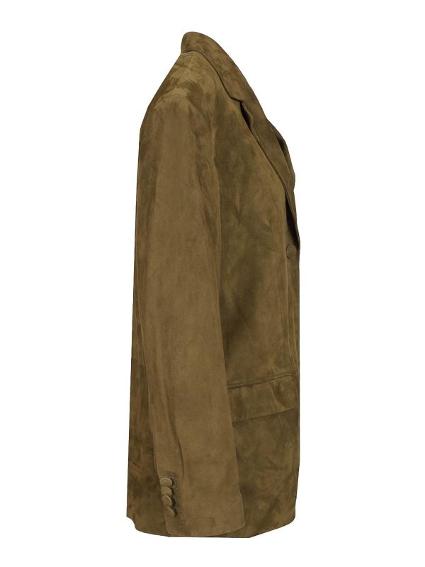 The Best Shops Marni: Lederjacken - Lederjacke - Grün