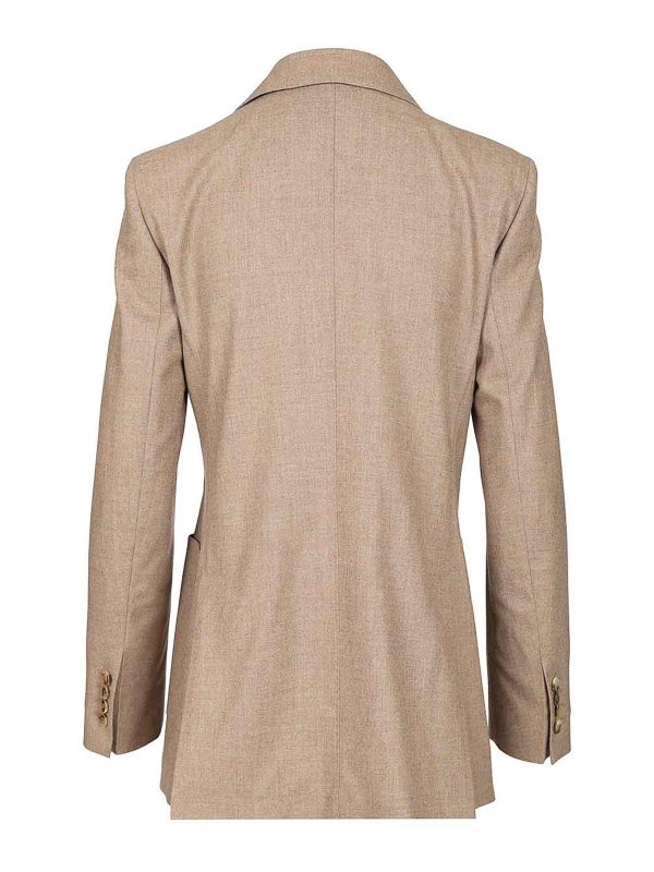 Max Mara: blazers online - Double-Breasted Cashmere Blazer