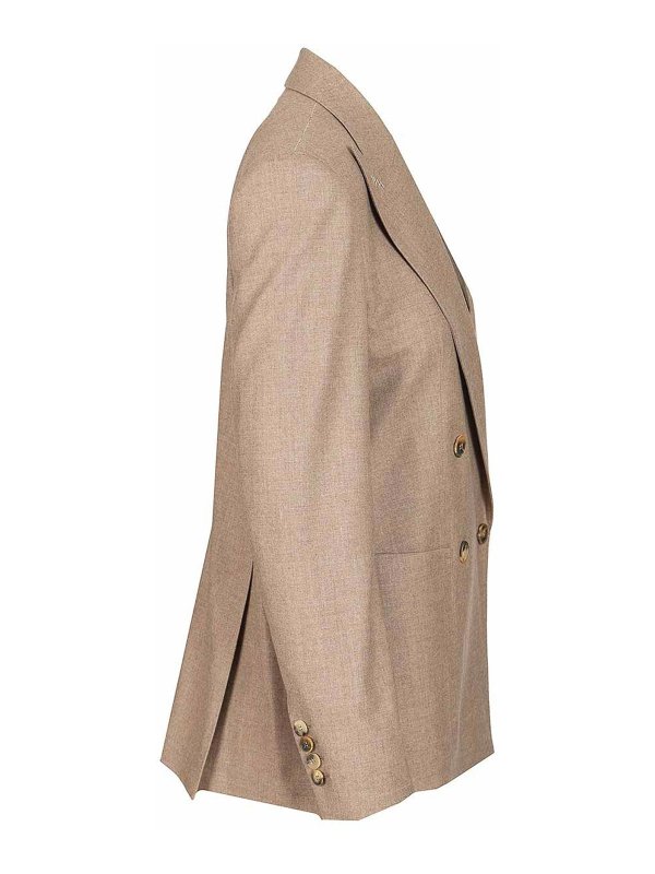 The Best Shops Max Mara: blazers - Double-Breasted Cashmere Blazer