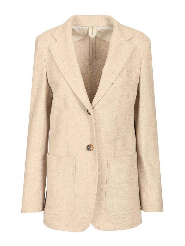 Max Mara: Blazer - Blazer - Beige