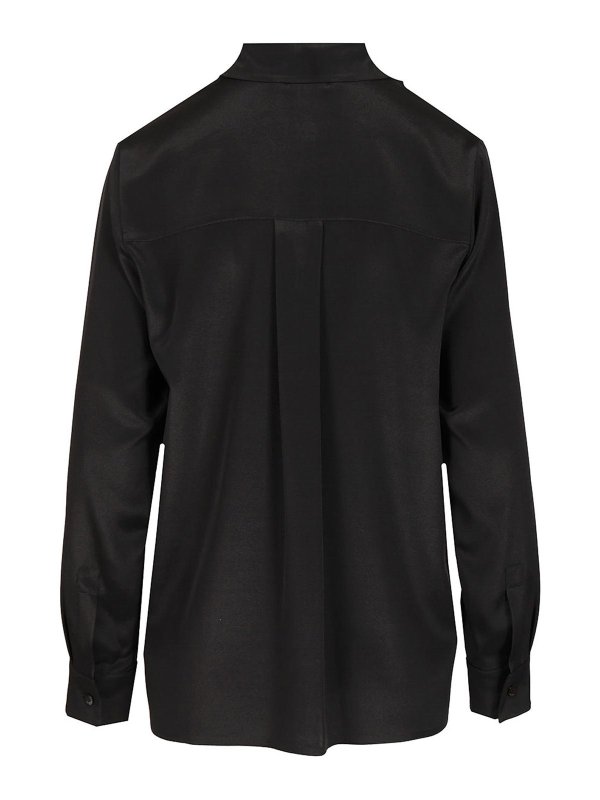 Max Mara: shirts online - Stretch Silk Cady Shirt