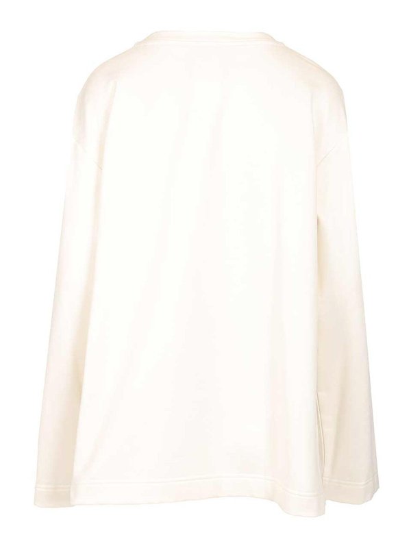 Max Mara: Sweatshirts & Sweaters online - Cotton Silk Sweatshirt