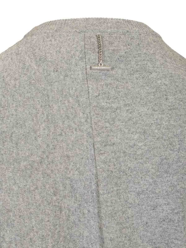 ALEXANDER MCQUEEN buy online Asymmetrical Cashmere Crew Neck Sweater