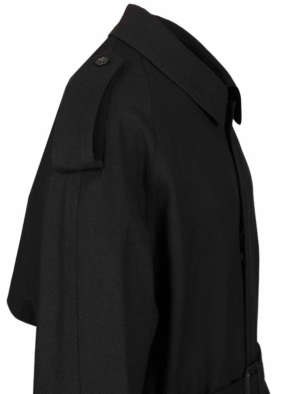 Trenchcoat - Schwarz shop online: MM6 MAISON MARGIELA