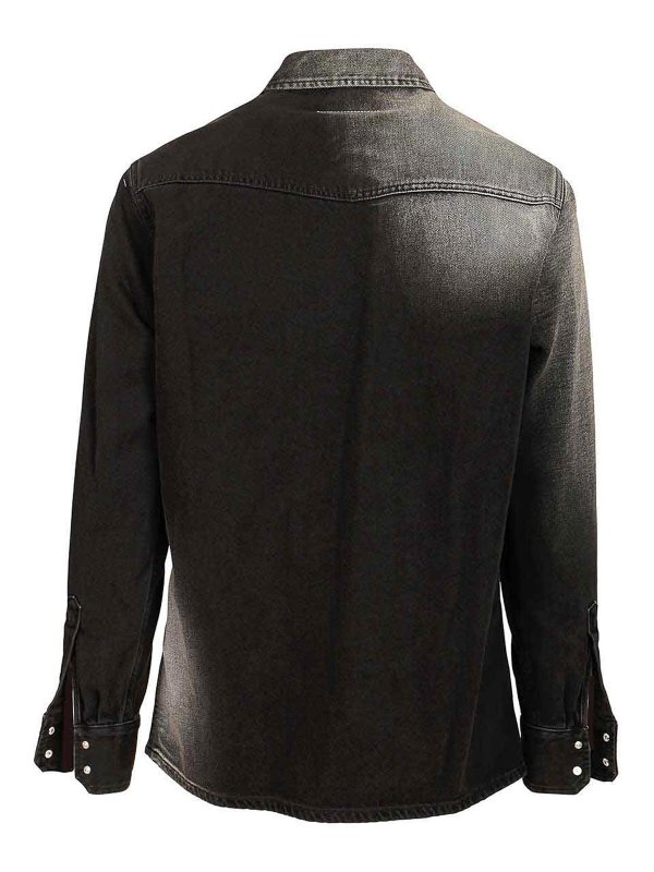 MM6 MAISON MARGIELA: shirts online - Ombre Denim Shirt