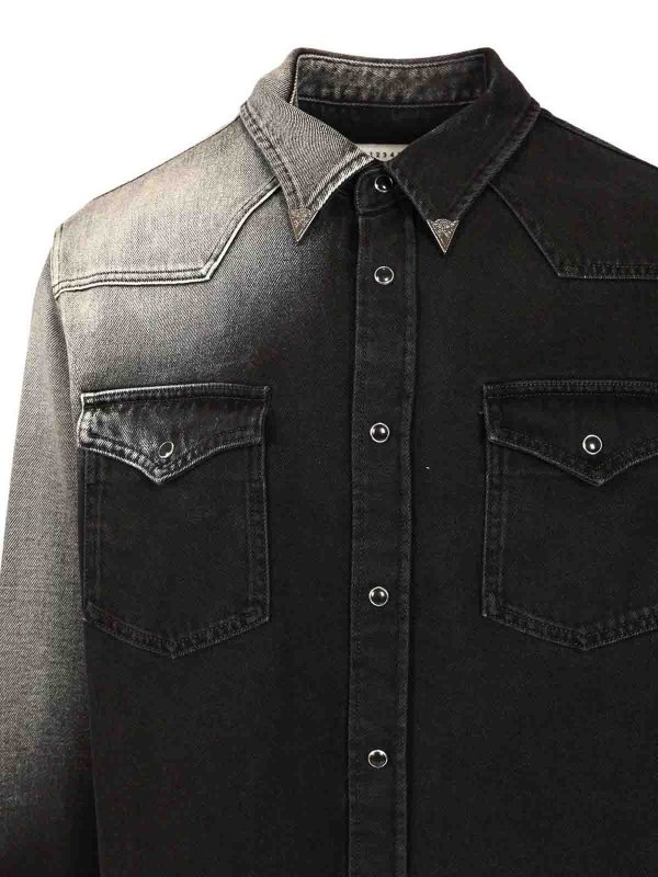 Ombre Denim Shirt shop online: MM6 MAISON MARGIELA