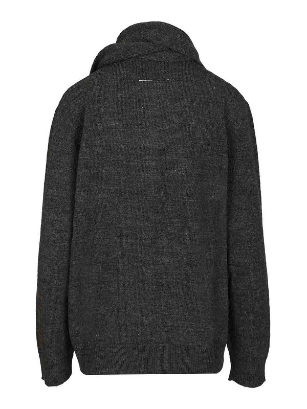 MM6 MAISON MARGIELA: cardigans online - Wool Blend Cardigan