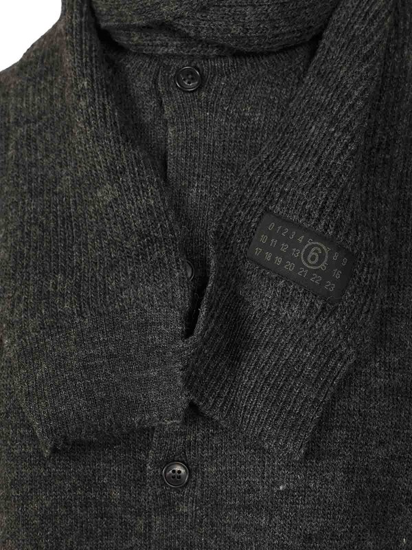 Wool Blend Cardigan shop online: MM6 MAISON MARGIELA