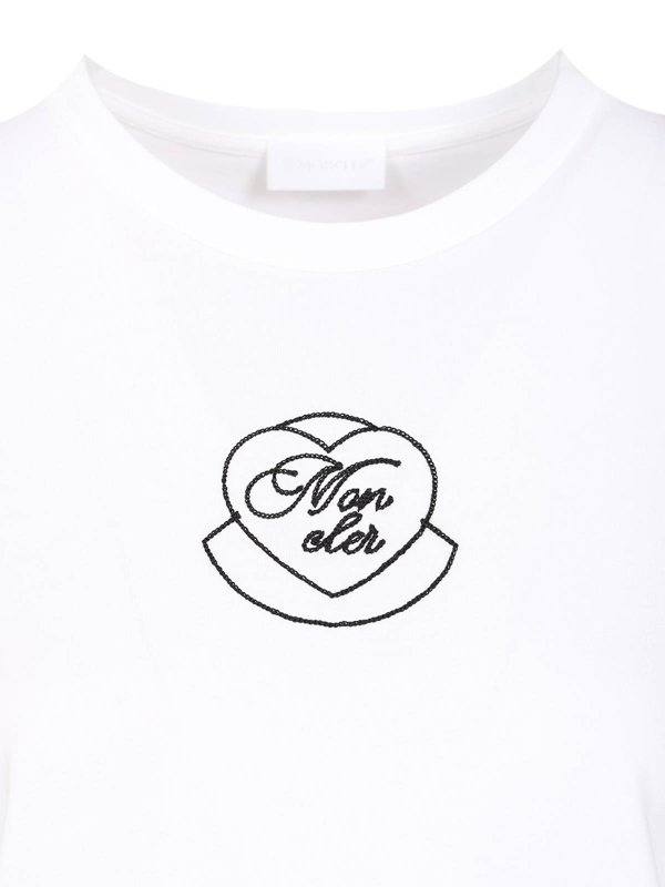 The Best Shops MONCLER: Tシャツ - Tシャツ - 白
