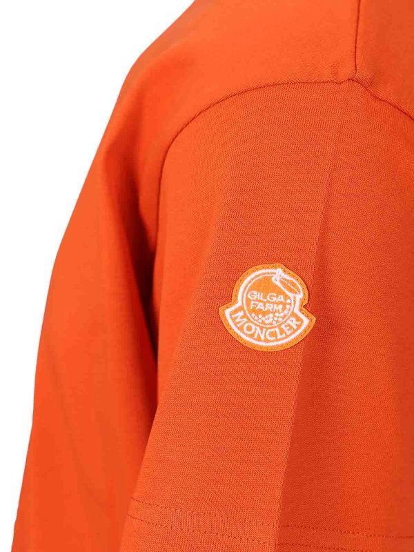 T-Shirt - Orange shop online: MONCLER