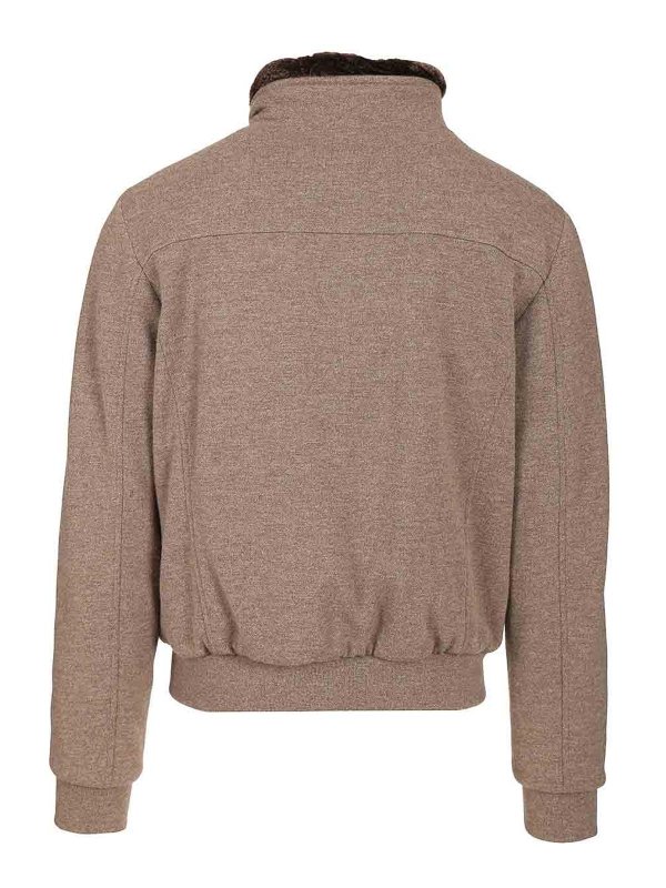 MOORER: Bombers online - Bomber - Beige