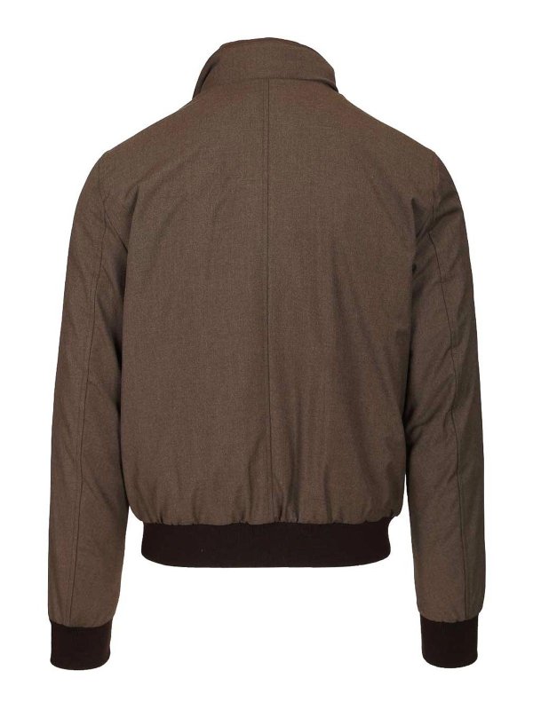 MOORER: bombers online - Suede Bomber Jacket