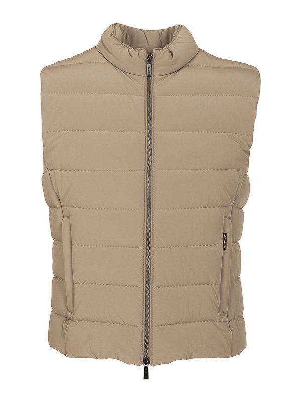 MOORER: Chaquetas y Chaquetones acolchados - Chaqueta Alcochada - Beis