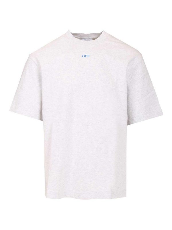 OFF-WHITE: T-shirts - T-Shirt - Stencil Arrow Skate Logo