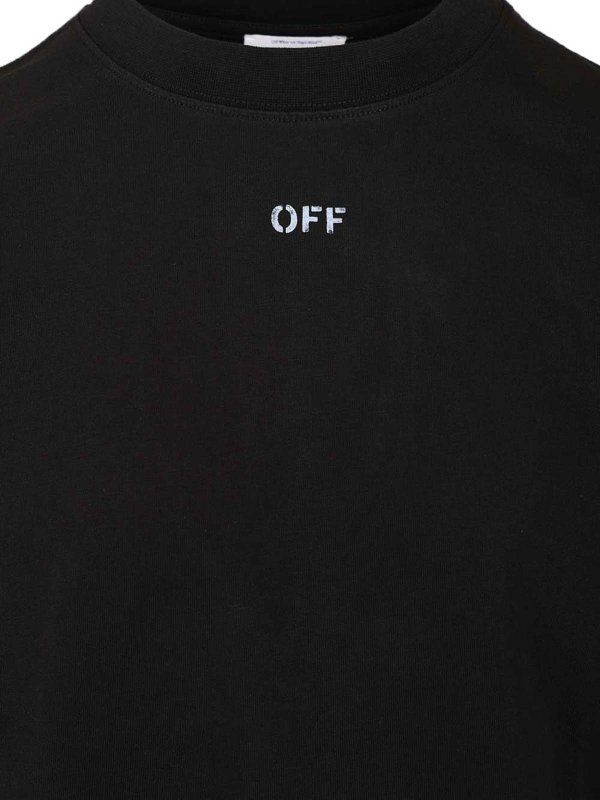 The Best Shops OFF-WHITE: T-shirts - T-Shirt - Schwarz