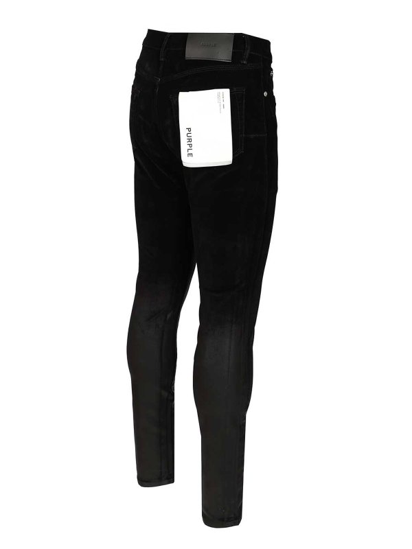 The Best Shops PURPLE BRAND: Jeans pitillos - Vaqueros Pitillos - Negro