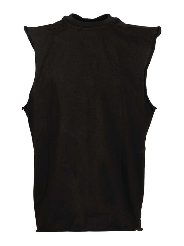 RICK OWENS: t-shirts - Jumbo Sleeveless T-Shirt