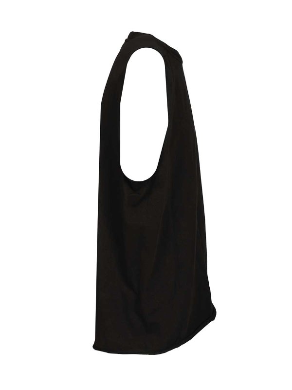 The Best Shops RICK OWENS: t-shirts - Jumbo Sleeveless T-Shirt